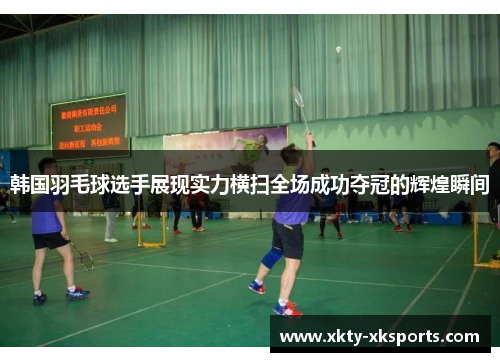 韩国羽毛球选手展现实力横扫全场成功夺冠的辉煌瞬间